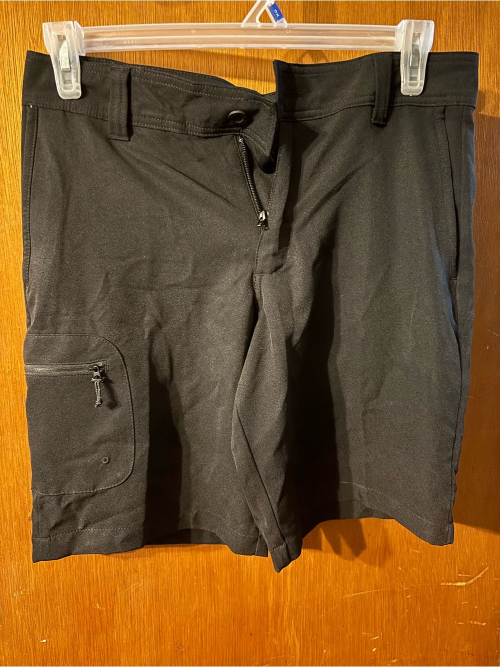 Men's Magellan Black Utility Cargo Shorts